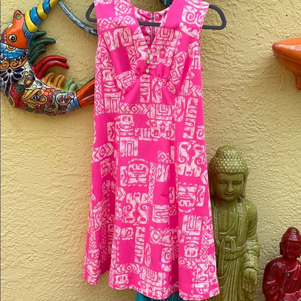 1970’s pink Hawaiian dress M